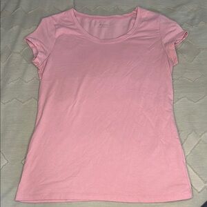 No Boundaries Pink Fitted Short Sleeve T-Shirt